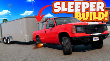 I Bought a Truck to Turn Into a Fast Sleeper Build! (BeamNG Drive Career Mod)