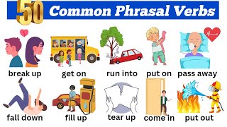 Learn 50+ Common English Phrasal Verbs with Examples & Pictures | English Vocabulary