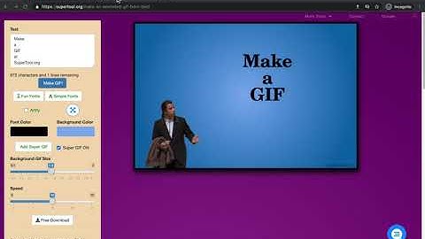 Make an Animated GIF with your Text.  Your message will "write-on" to the video with pizazz.