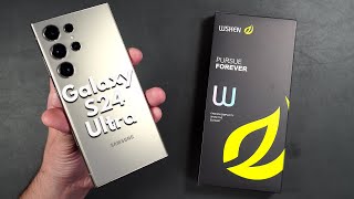 Galaxy S24 Ultra WSKEN Glass Screen Protector - Drop & Scratch TESTS