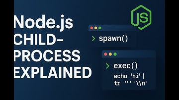 108. 🔧 Node.js child_process uitgelegd met spawn en exec | Unix-opdrachten uitvoeren vanuit JavaS...