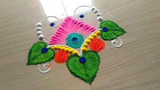 Rangoli designs for daily #308