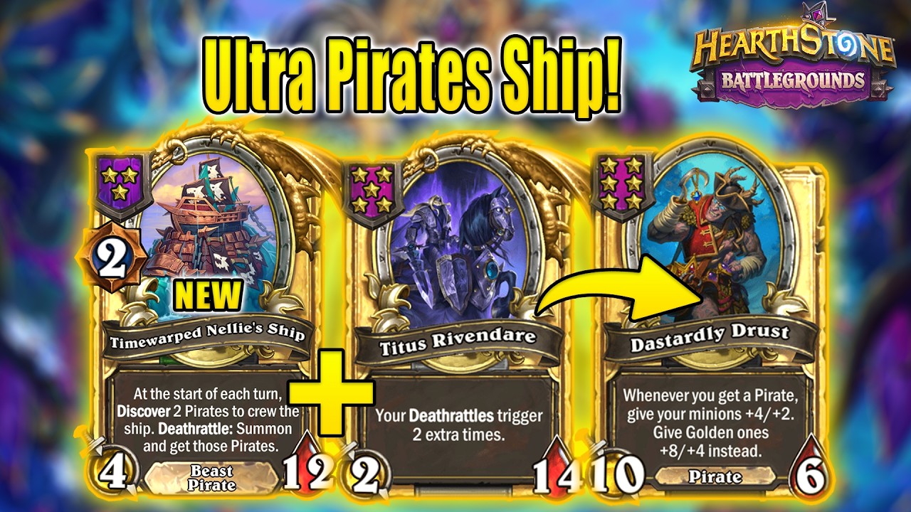 Generating Infinite Pirates Minions With This Triple Titus! | Christian Hearthstone Battlegrounds