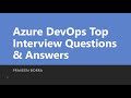 Azure DevOps Top Interview Questions and Answers 2020| Azure DevOps Engineer|Azure DevOps Interview