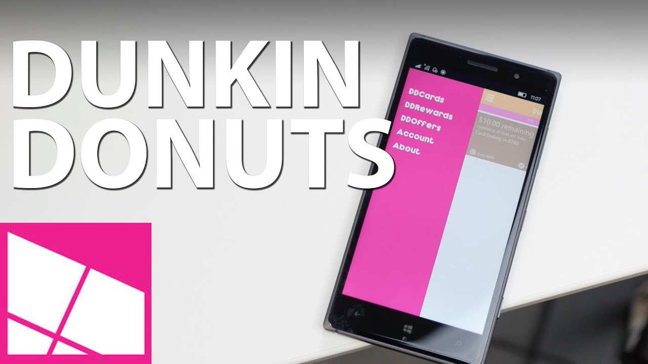 Dunkinwp: Dunkin Donuts App For Windows Phone