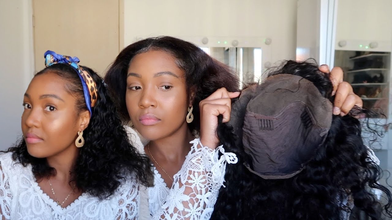 LACE FRONT WIG/ COMO HEADBAND WIG EM MINUTOS SEM COLA SEM COSTURA MUITO FÁCIL