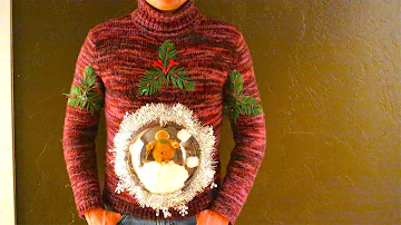 How To Make An Ugly Christmas Sweater Snow globe!