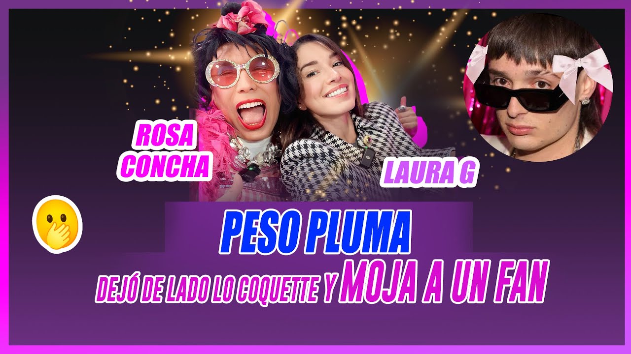 Previsualización de video para nota Peso Pluma dejó de lado lo coquette y moja a un fan