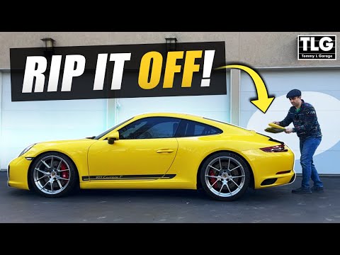 Porsche 911 Rear Spoiler You Did Not Know Existed! DIY Install
