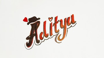 ADITYA name art status / new whatsapp status / new name art video / A  name  status / tiktok video