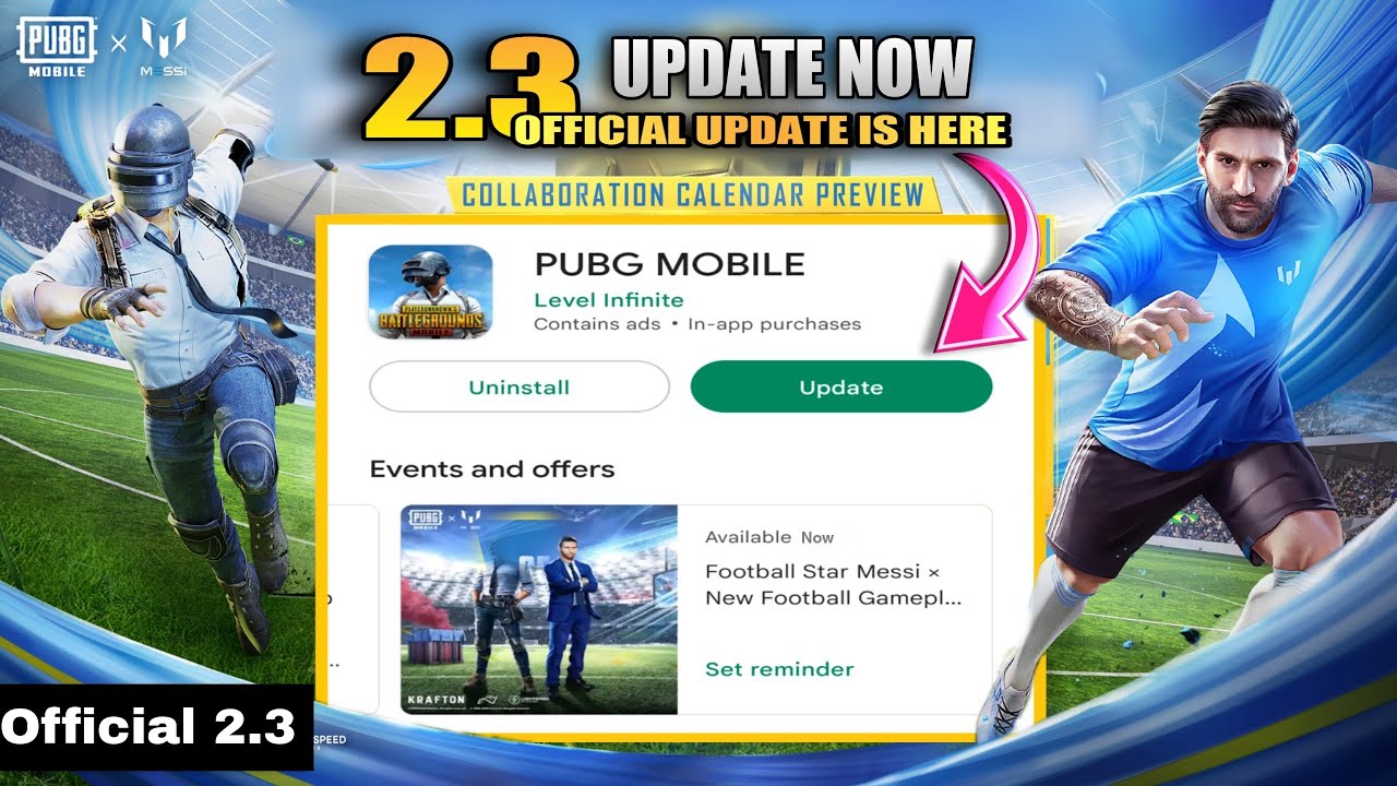 Finally 2.3 Official Update Is Here | Update Available On Play Store | Trick For Update | BGMI/PUBGM