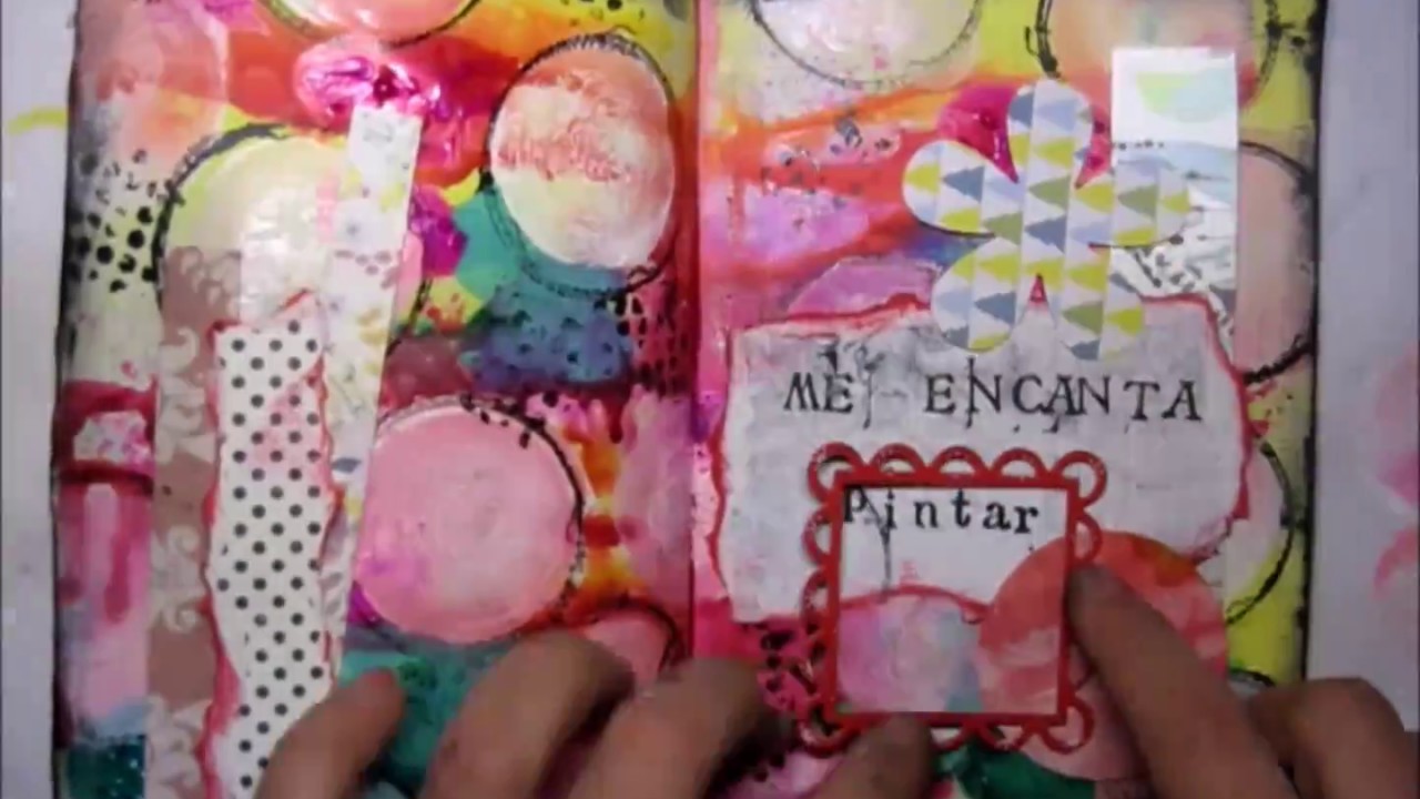 Artjournal Mixmedia Improvisado tutorial systems