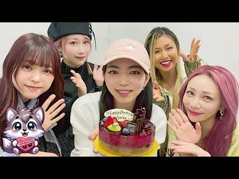 Lovebites Miyako Happy Birthday with Asami,Haruna,Fami and Midori ❤️🌹