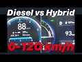 0-120 KM/h .. Which accelerates faster ? Diesel Turbo or Hybrid Petrol