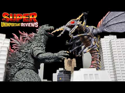 SH MonsterArts Godzilla Vs Megaguirus (2000) Megaguirus Evolution Set Kaiju Figure Review