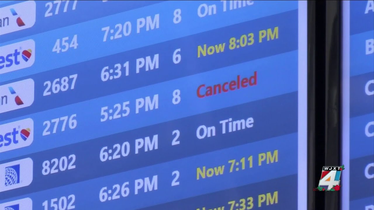 Winter storm woes causing headaches for holiday travelers - YouTube