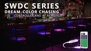 Dream Color Chasing LED RGB Controller and RF Remote SWDC series