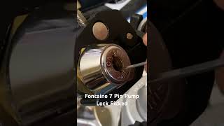Fontaine French Pump Lock #lockpicking #locksport