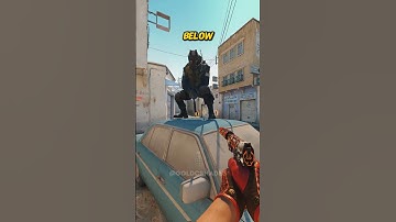 HUMAN SHIELD ON DUST 2 #shorts #cs2