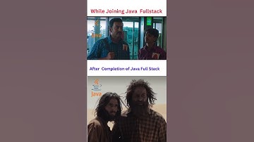 Java Full Stack : Before & After 😂 #coding #shorts