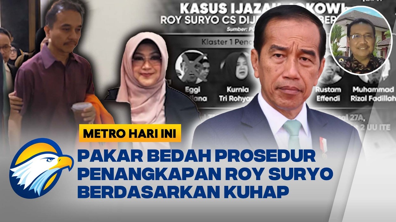 [FULL] DIALOG - KUHAP Baru, Pakar Hukum Analisis Prosedur Penjemputan Roy Suryo - [Metro Hari Ini]