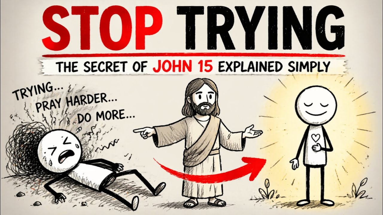 “Stop Trying So Hard. ( The Secret of John 15 Explained Simply)”