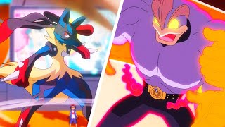 Ash Mega Lucario vs Gigantamax Machamp「AMV」- Fearless | Pokemon Journeys Episode 86