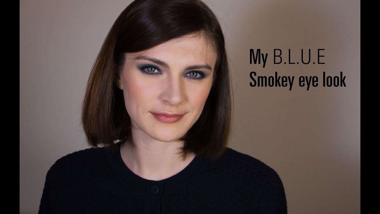 My blue smokey eye look The Very French Girl YouTube