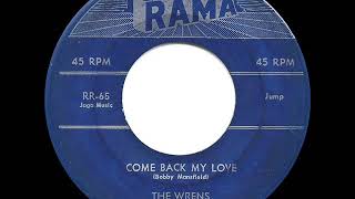 1955 Wrens - Come Back My Love