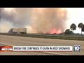 West Broward brush fire continues to scorch thousands of acres