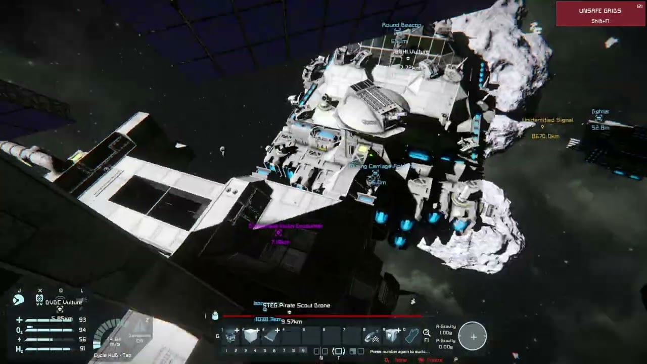 space engineers episode 23 more space station stuff and deconstructing the brick