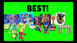 My Best To Worst Characters List