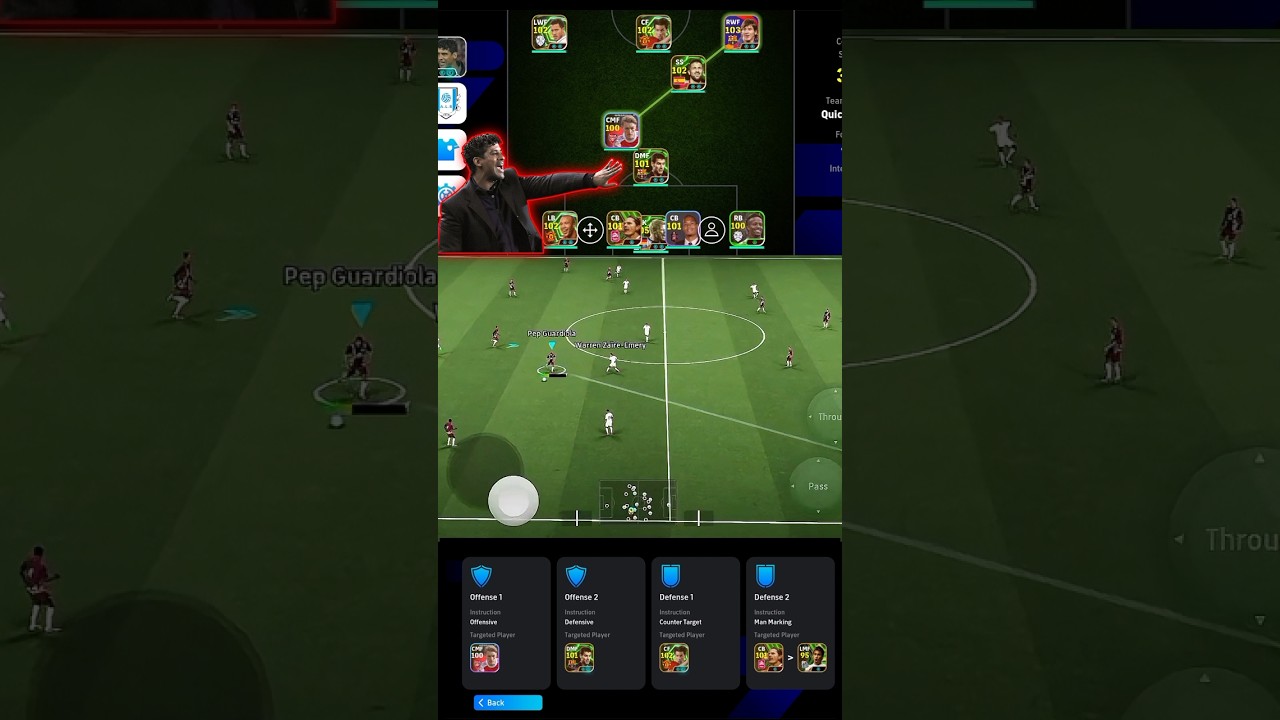 FRANK RIJKAARD 4-2-4 QUICK COUNTER FORMATION gameplay