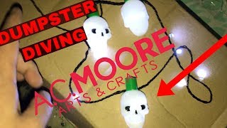 Nice Haul ! Dumpster Diving At A.C MOORE + TJ MAXX - Dumpster Dive Night #47