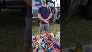Check out the vintage toy haul at the flea market #fleamarket