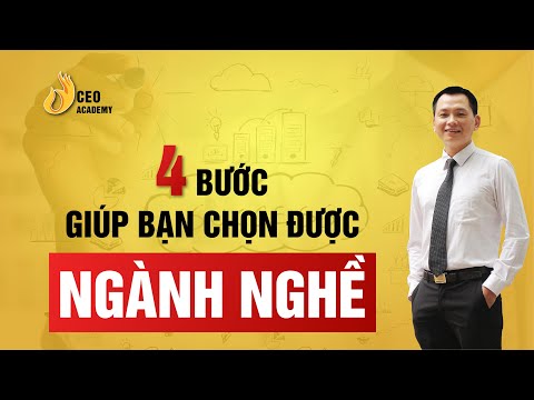 Sách Về Định Hướng Nghề Nghiệp - 4 Bước Để Chọn Nghề Phù Hợp Với Bản Thân | HƯỚNG NGHIỆP TV | Trường Doanh Nhân CEO Việt Nam