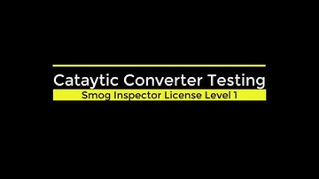 12d.Smog Technician Training:Catalytic Converter Testing, level 1smog class |ATG PowerPoint
