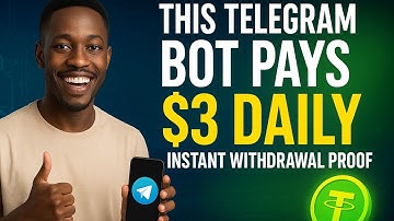 This Telegram Bot Pays $3 Daily | Free & Instant USDT Withdrawal Proof | Earn Money Online 2025