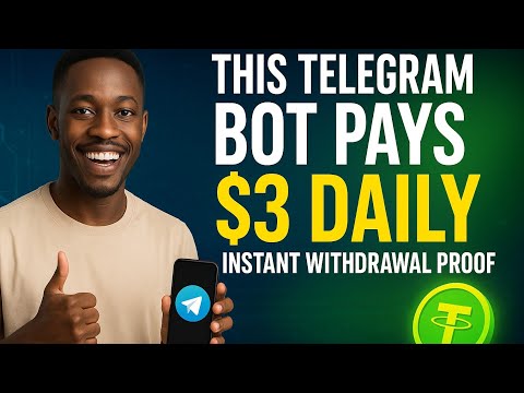 This Telegram Bot Pays 3 Daily Free Instant USDT Withdrawal Proof Earn Money Online 2025