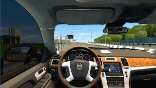 City Car Driving 1.5.9 | CADILLAC ESCALADE ESV | Max Speed screenshot 4