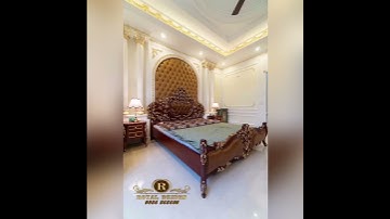 Cận cảnh bộ giường ngủ tân cổ điển 65 triệu dát vàng