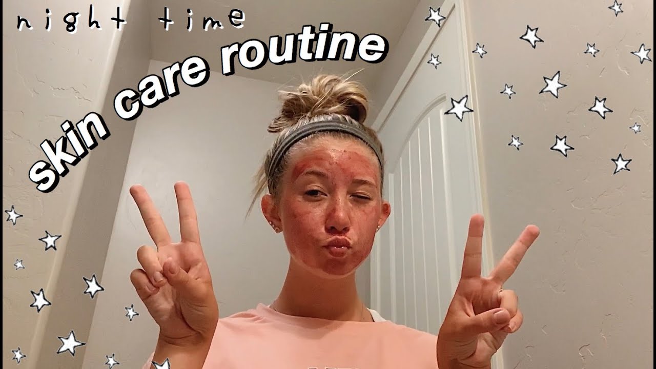 night time skin care routine | CeraVe + The Ordinary + etc... - YouTube