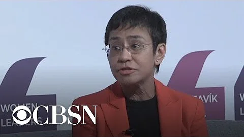 CBSN's Elaine Quijano interviews journalist Maria ...