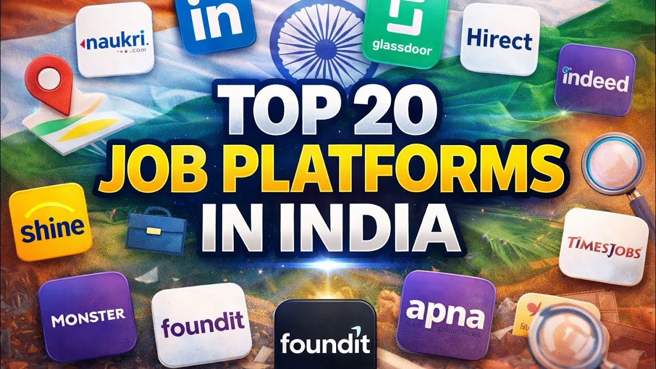 Best Job Portals in India | Top 20 Platforms for Freshers & Experienced ...