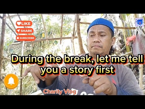 During the break, let me tell you a story first #bosznoy #charity #indegenous #nipahut #antipolo