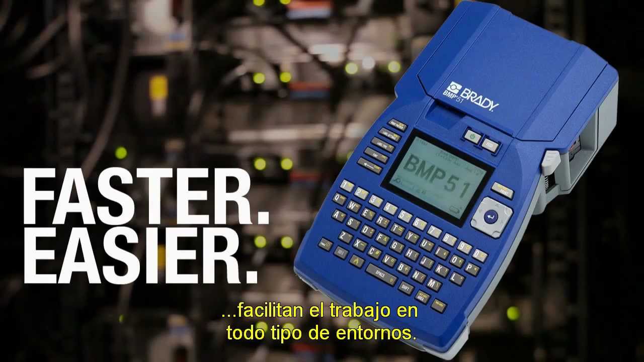 Nueva etiquetadora BMP51 de Brady - YouTube