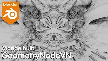 GeometryNode VN | Mandelbulb | Blender 3.3.0