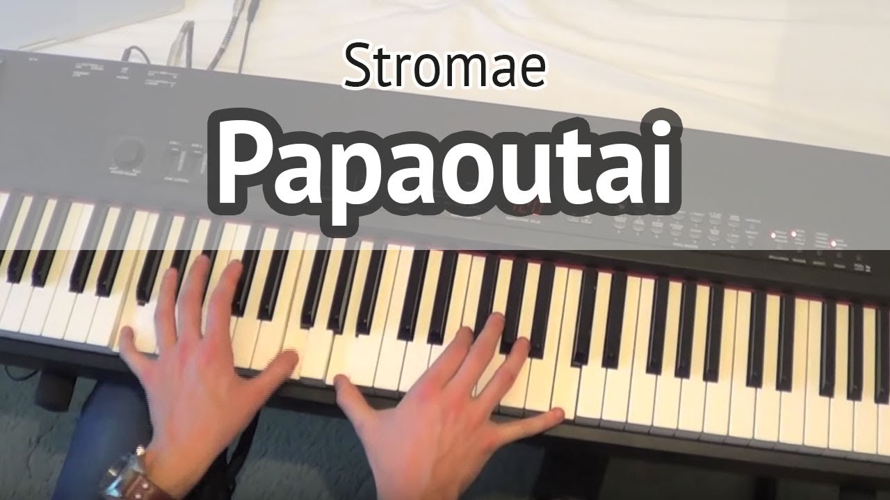 Stromae - Papaoutai (piano cover version Coverkeys)
