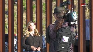 BEHIND THE SCENES: Media Coverage of Asylum Seekers @gather San Diego Border | 20230509 4K