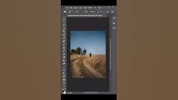 Use This Photoshop Tool to Add Realistic Trees #shorts #photoshop